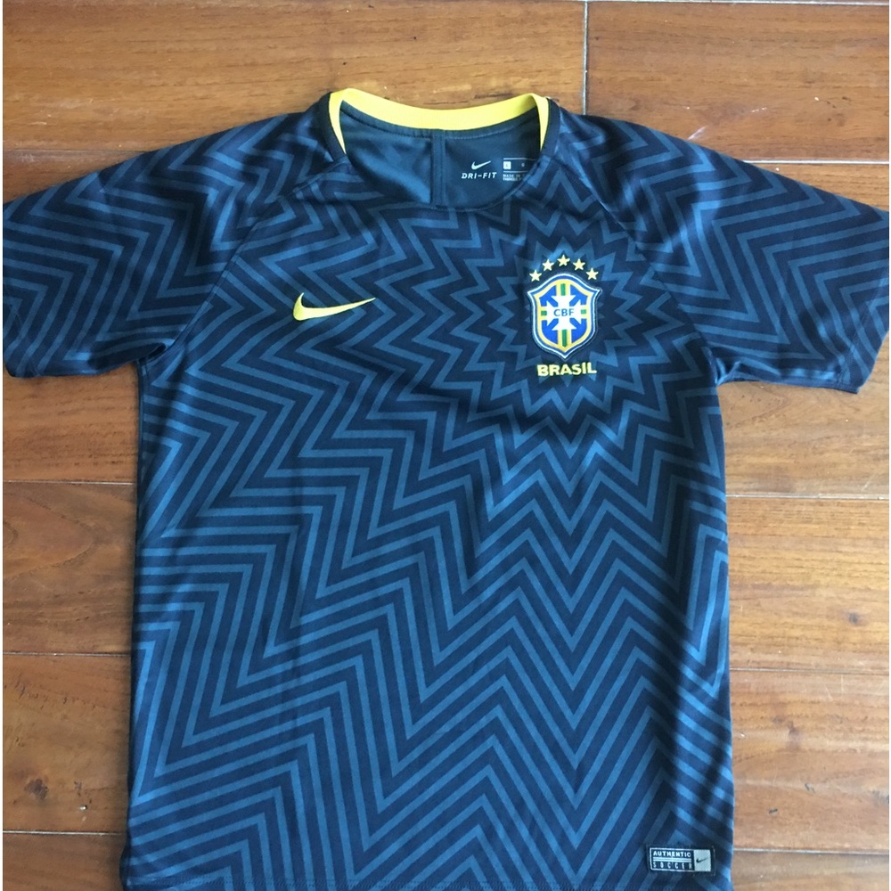 Brazil soccer kids jersey